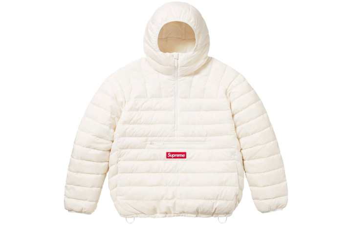 Supreme Supreme Micro Down Half Zip Hooded Pullover