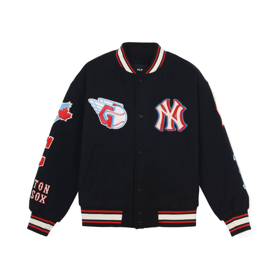 MLB MLB Basic Series FW22 Baseball Jacket Unisex Black