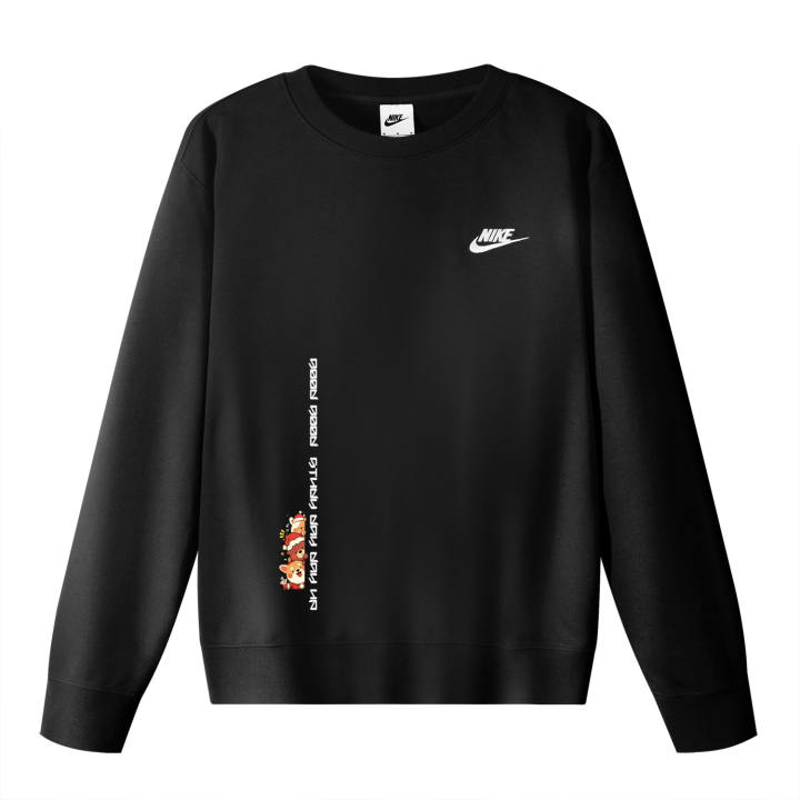 Nike Nike Sweatshirts Unisex Black Crew Neck Moderate Regular