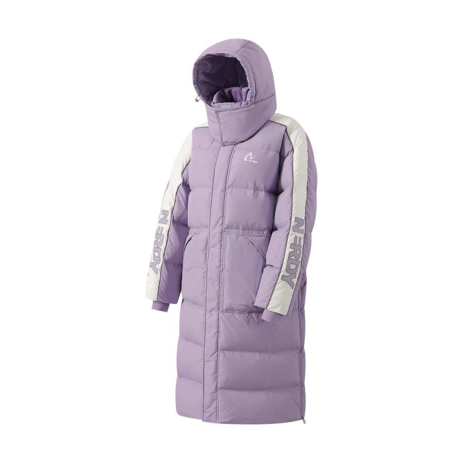 Nerdy Nerdy Down Jacket Unisex Light Purple