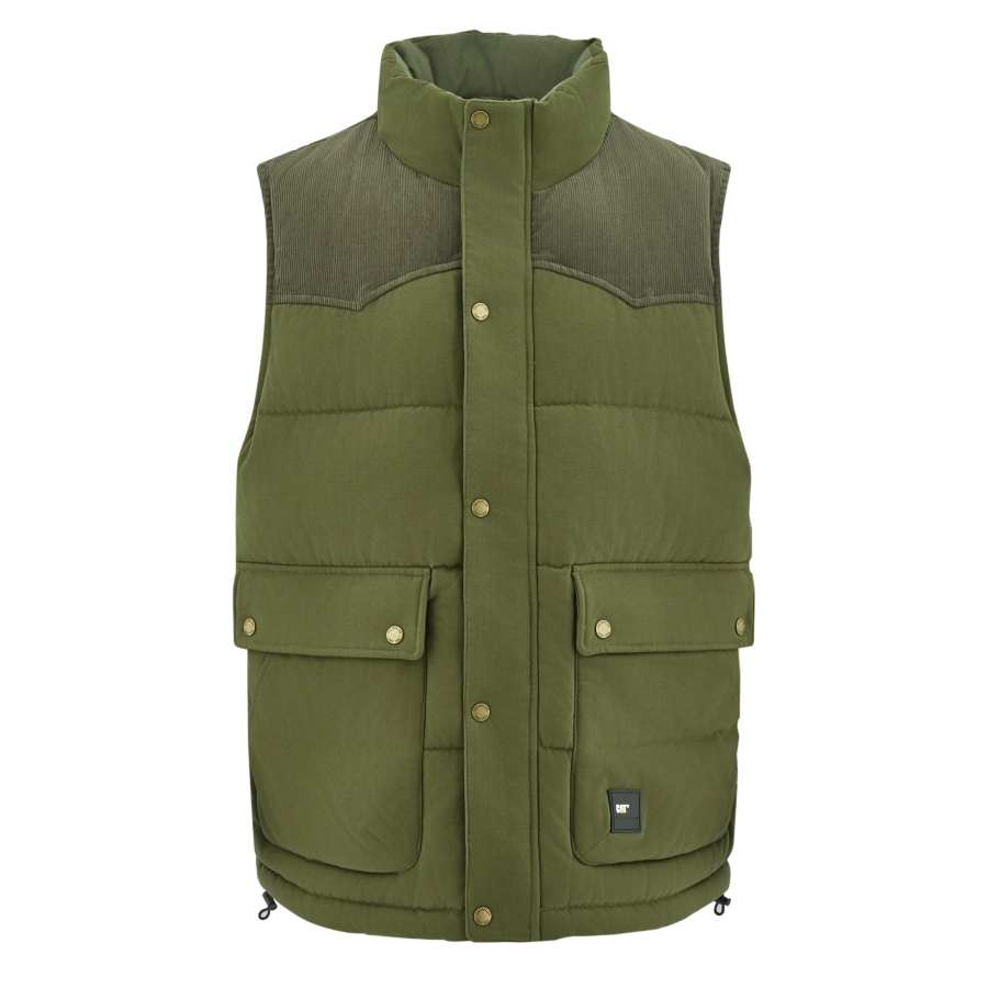 CAT CAT Vests Unisex Stand Collar Thickened Workwear
