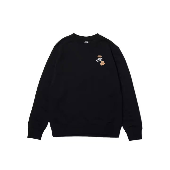Nike Nike Sweatshirts Men's Black Crew Neck Moderate Regular