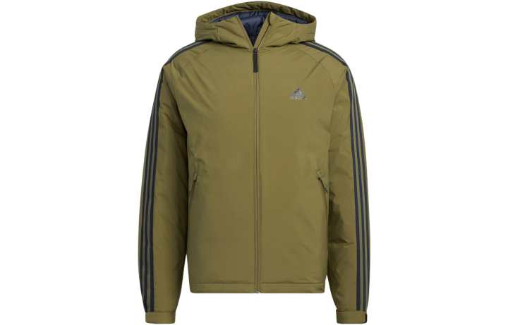 Adidas Adidas 3 Stripes Down Jacket Men's Green