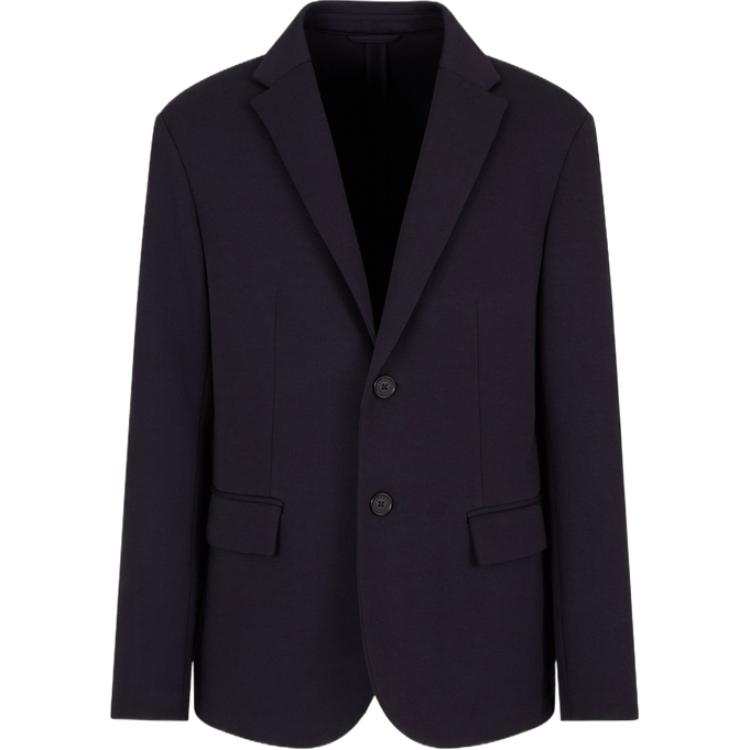 ARMANI EXCHANGE ARMANI EXCHANGEAE SS25 Business Suit Coat Men's Dark Marine Blue