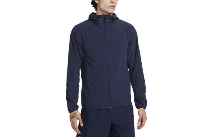 Nike Nike Jackets Men's Marine Blue Hooded Moderate Other