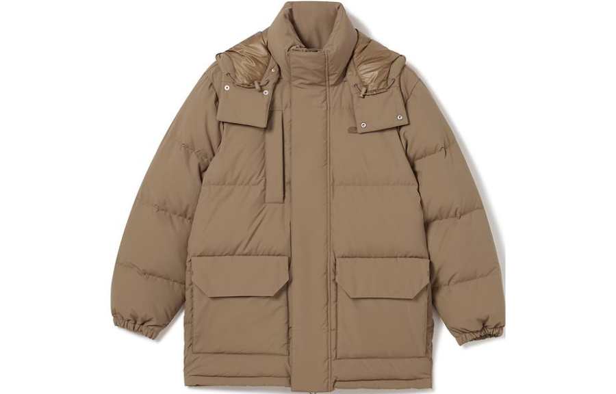 LACOSTE Jackets Men's Khaki Detachable Hood Moderate Other