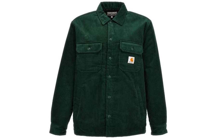 Carhartt WIP Jackets Men's Green Lapel Moderate Other