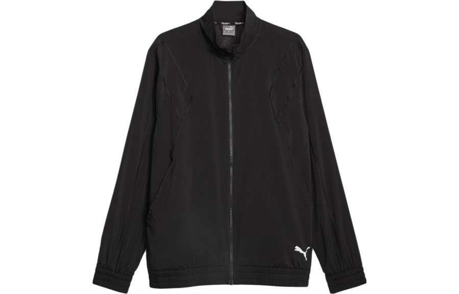 PUMA PUMA FIT Full Zip Woven Training Jacket Men's Black