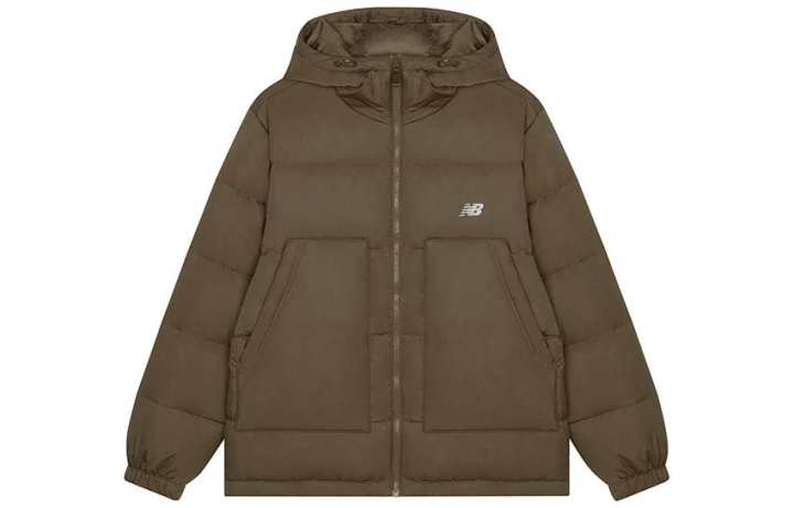 New Balance New Balance Down Jackets Men's Brown Hooded Moderate Other