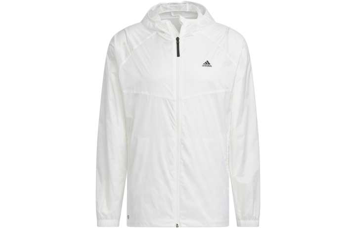 Adidas Adidas Windbreaker Breathable Sun Protection Clothing Unisex Bright White