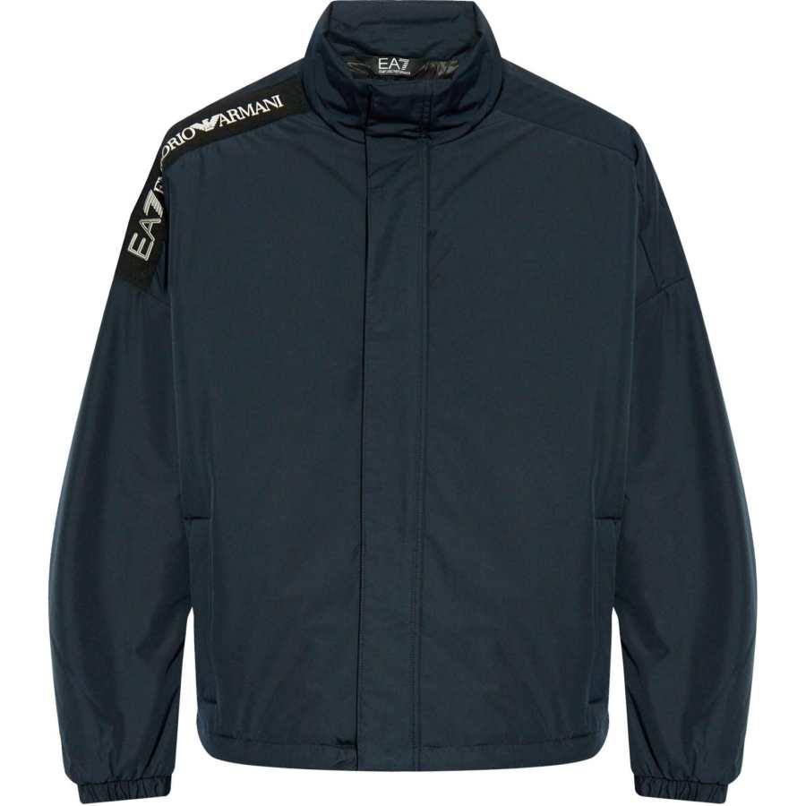 EMPORIO ARMANI EA7 FW24 Jackets & Coats Men's Marine Blue