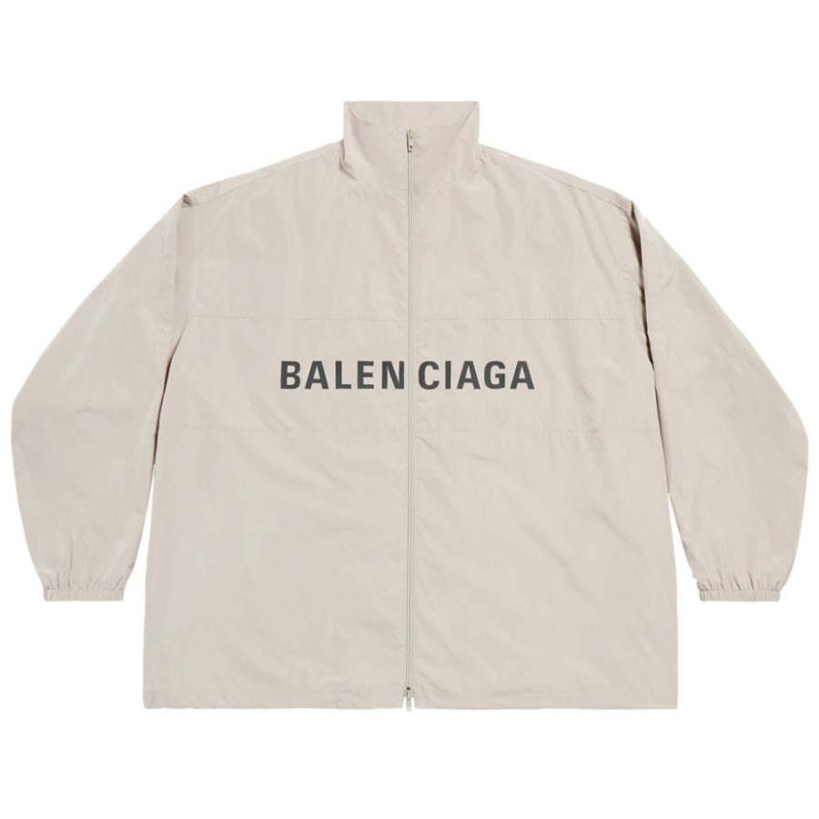 Balenciaga Logo Zip Up Jacket