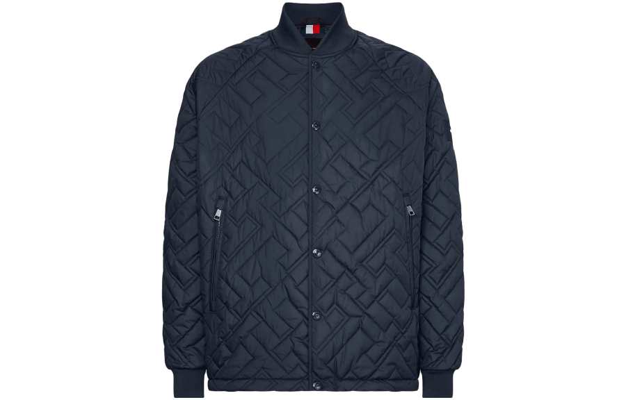 Tommy Hilfiger Casaca Monogram Quilted Bomber Jack Jackets & Coats Men's Marine Blue