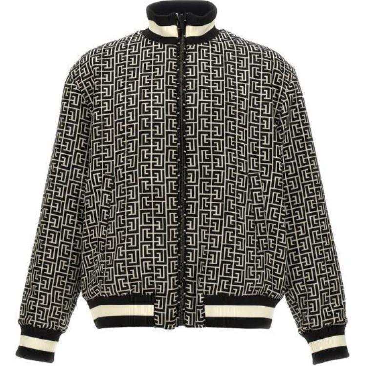 BALMAIN BALMAIN Monogram Reversible Bomber Jacket
