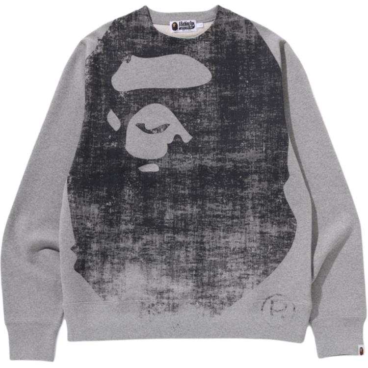 A BATHING APE A Bathing Ape faded-printed sweater