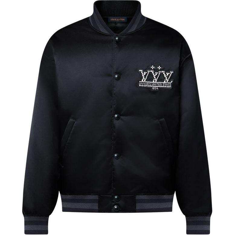 LOUIS VUITTON LOUIS VUITTON Embellished Nylon Baseball Blouson