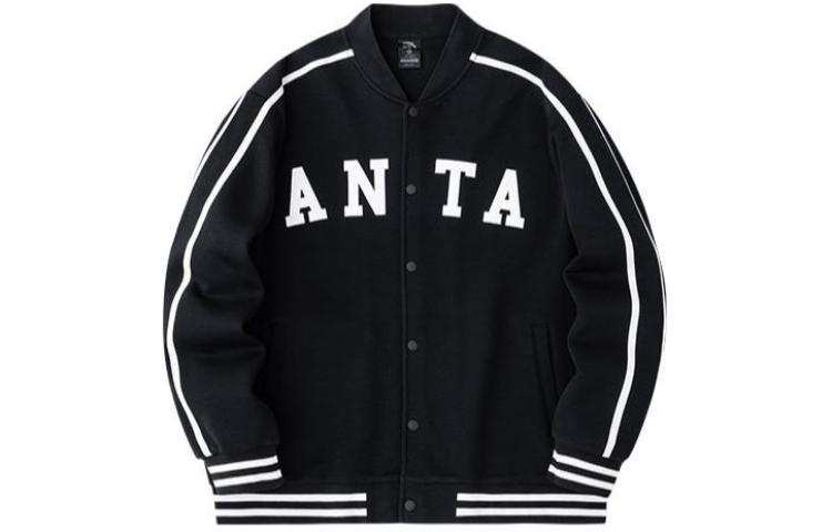 ANTA Anta Life Collection Baseball Jacket Unisex Basic Black