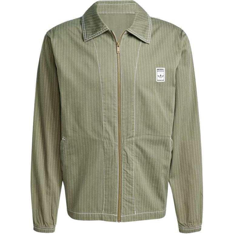 Adidas Originals striped-pattern jacket