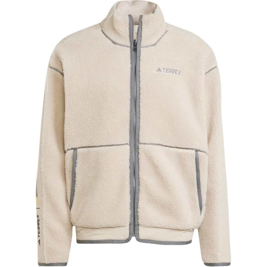 Adidas Adidas x National Geographic ©NATIONAL GEOGRAPHIC JACKET Velvet feel Coat Unisex Bauxite Brown