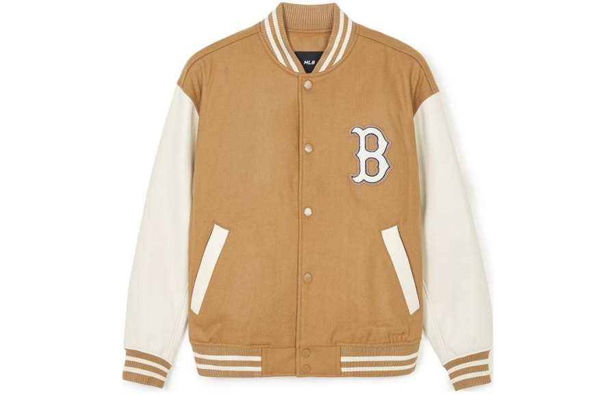 MLB MLB SS24 Baseball Jacket Unisex Tan