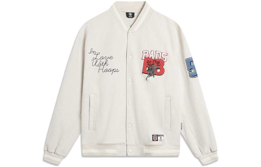 Li-Ning Li Ning Baseball Jacket Men's Heather Gray