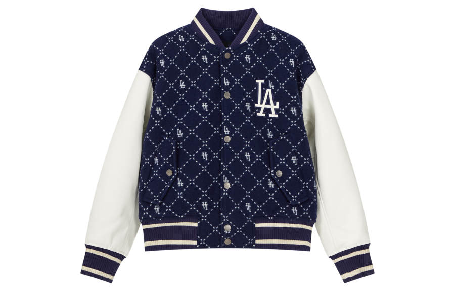 MLB Los Angeles Dodgers Baseball Jerseys Unisex Navy Blue Baseball Collar Moderate Straight Fit