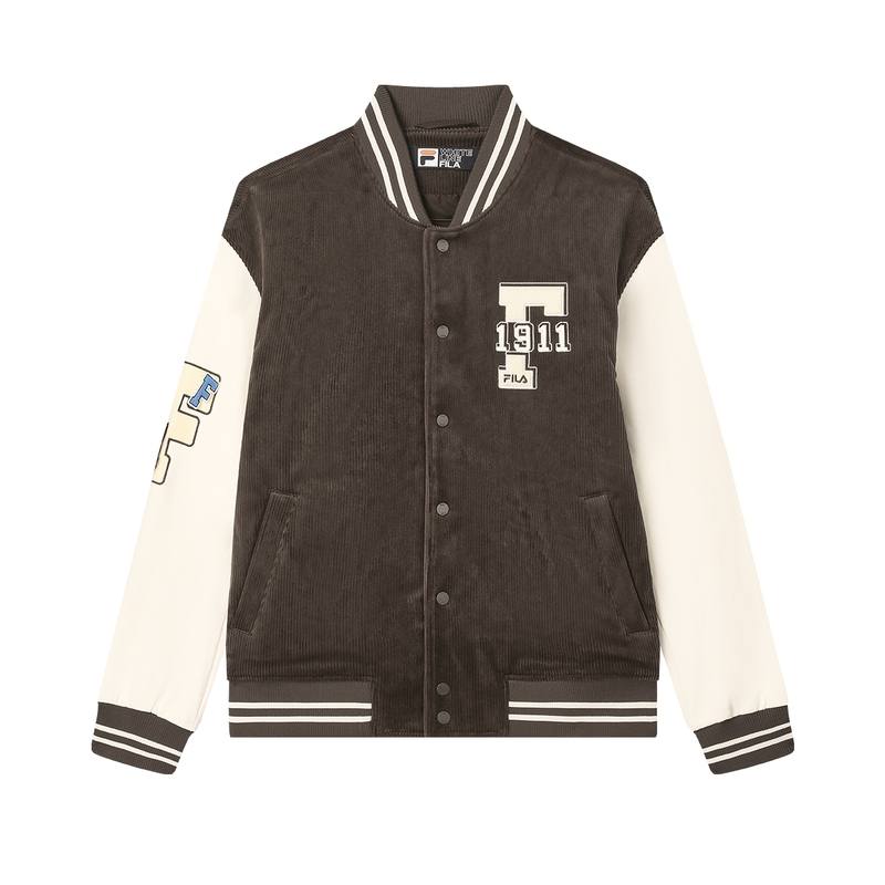 FILA Baseball Jacket Unisex Earth Umber