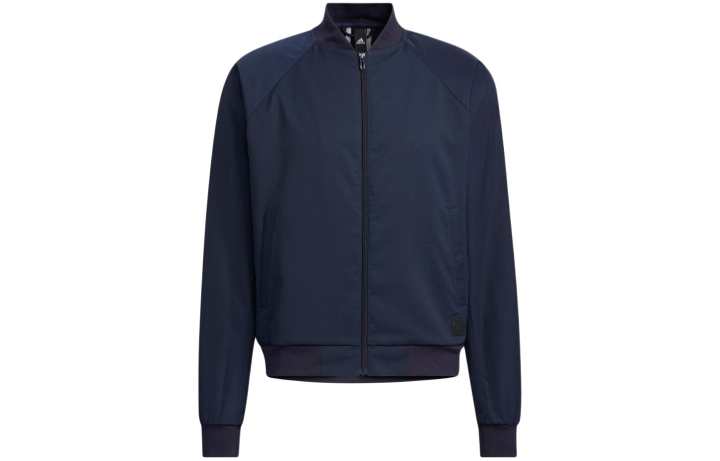 Adidas Adidas Conventional Pattern Fabric Mixed Pilot Jacket Jackets & Coats Men's Dark Blue