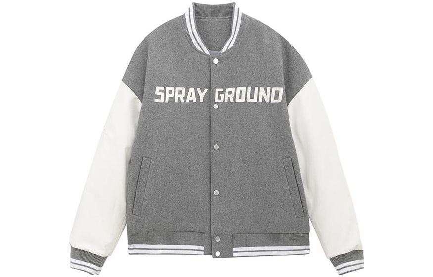 SPRAYGROUND Baseball Jerseys Unisex Baseball Collar Moderate Straight Fit