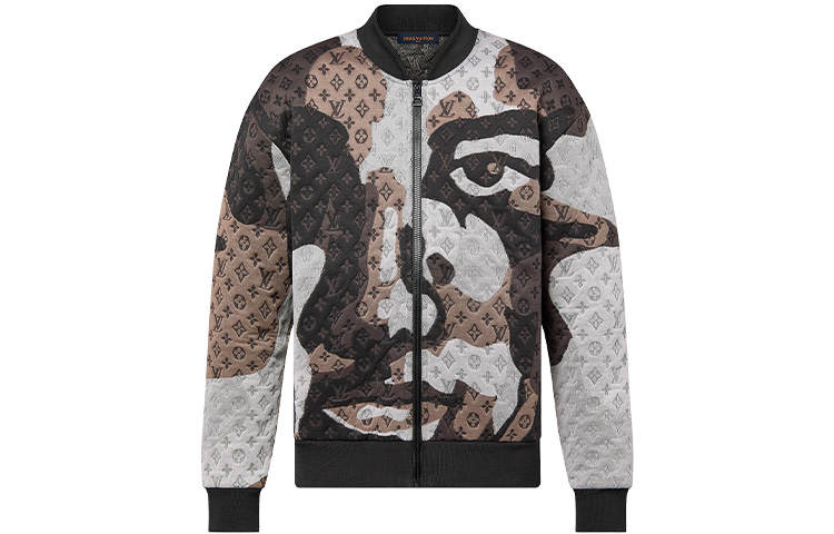 LOUIS VUITTON LOUIS VUITTON Monogram Cotton Jersey Bomber