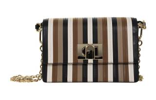Furla Leather Shoulder Bag Women's Beige