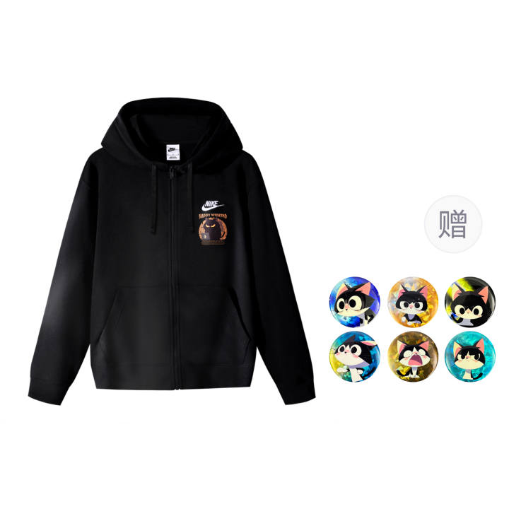 Nike Nike Dri Fit Jackets & Coats Unisex Black, With Complimentary Badge