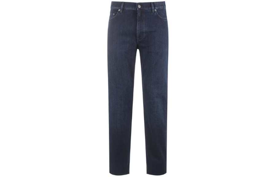 Ermenegildo Zegna Jeans Men's Dark Blue Moderate Slim Fit Pants