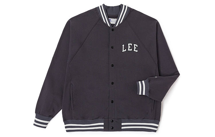 Lee Lee Baseball Jerseys Men's Dark Gray Baseball Collar Moderate