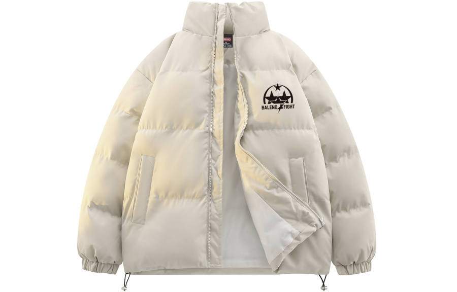BALENO Puffer Jackets Unisex Stand Collar Thickened Padded Puffer Jacket