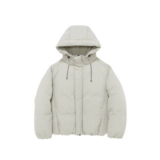 NANS STUDIO Down Jackets Men's Hooded Moderate Down Jacket