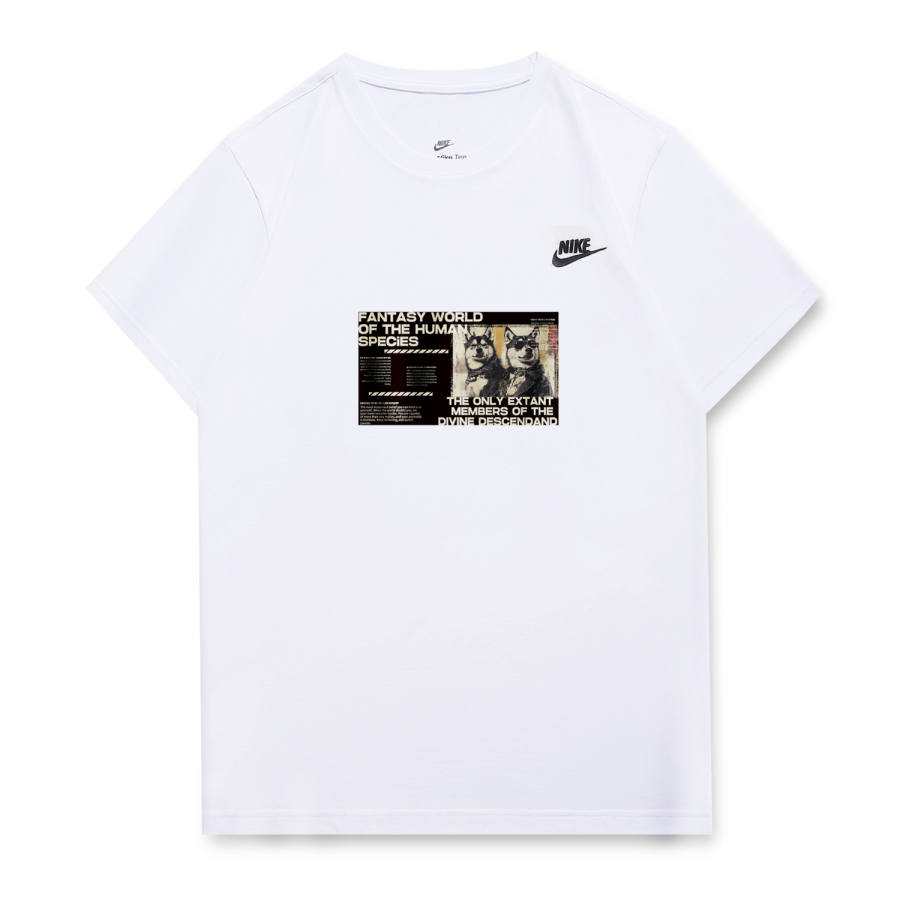 Nike Nike T Shirts Unisex White Crew Neck Moderate Straight Fit
