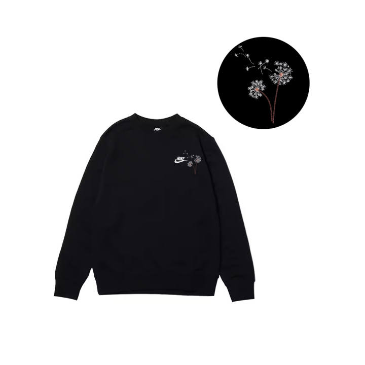 Nike Nike Sweatshirts Men's Black Crew Neck Moderate