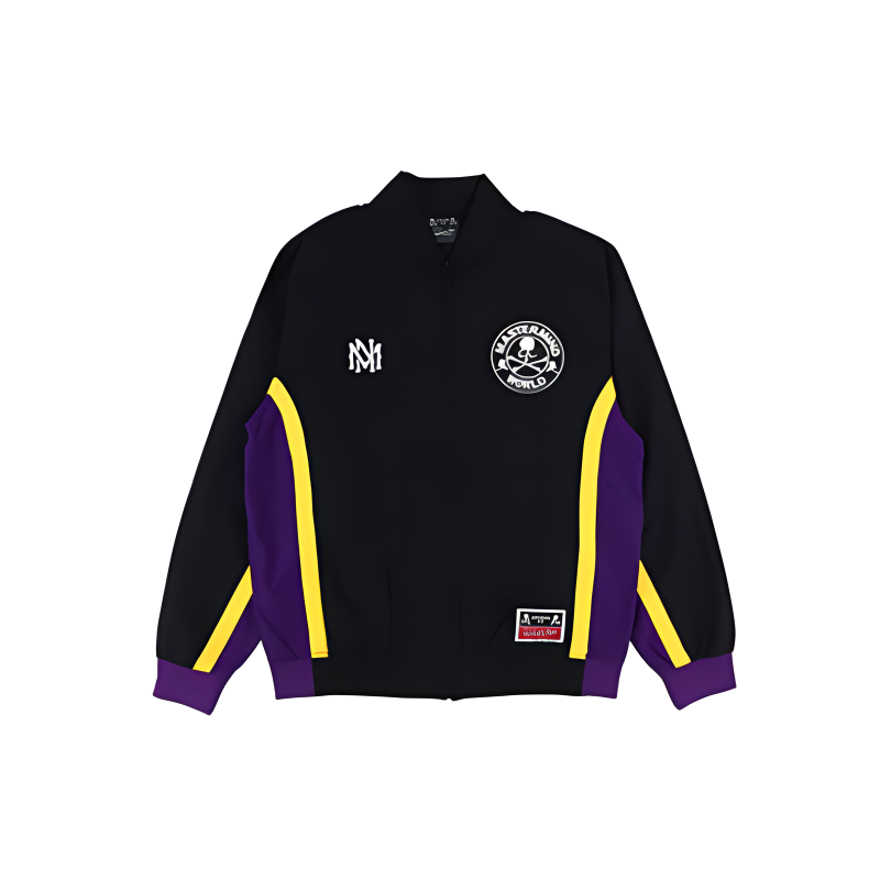 Mitchell Ness Mitchell Ness x MASTERMIND WORLD FW24 Jackets & Coats Unisex Black Yellow