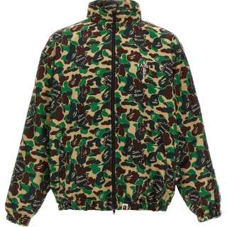 SAINT Mxxxxxx Camouflage Print Bomber Jacket