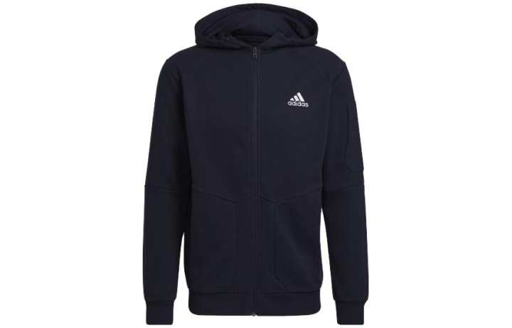 Adidas Adidas Essentials4gameday Full Zip Hoodie Jackets & Coats Men's Legend Ink