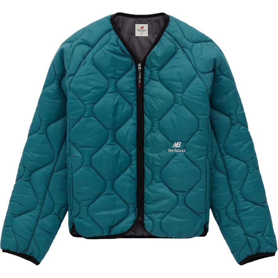 New Balance New Balance Made In USA FW24 Heritage Stacked Jackets & Coats Men's New Spruce Heather