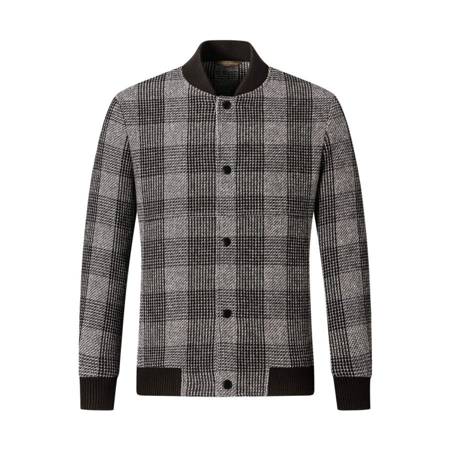 SEPTWOLVES SEPTWOLVES Jackets Men's Coffee Baseball Collar Thickened Other