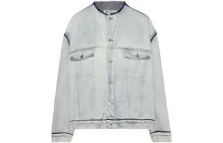 Maison Margiela Raw Cut Detailed Denim Jacket