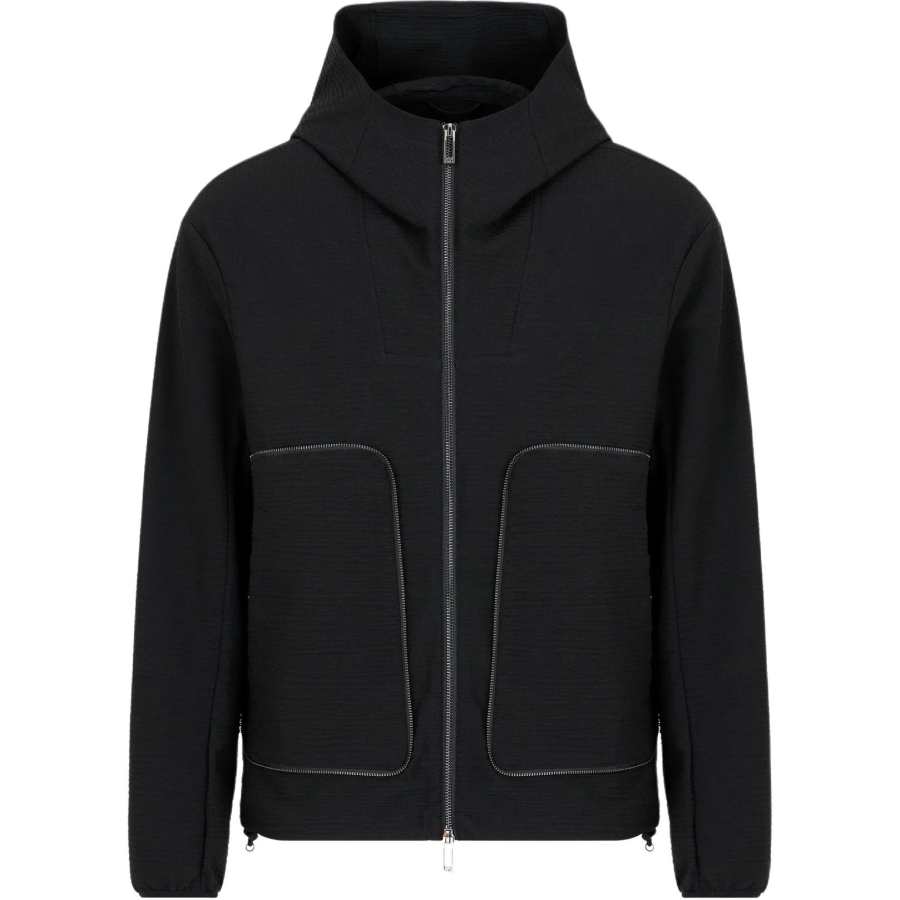 EMPORIO ARMANI FW24 Jackets & Coats Men's Black