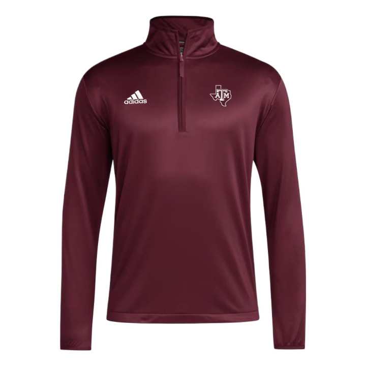 Adidas Adidas Free Shipping With AdiClub Texas A&M Aggies Long Sleeve 1/4-Zip Knit Jacket