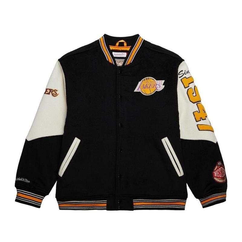 Mitchell Ness Mitchell Ness x NBA Jacket Unisex Black