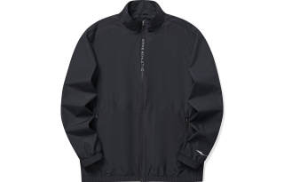 Erke Stand Collar Jackets Men's Jet Black
