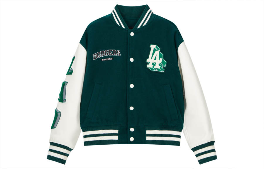 MLB MLB Varsity LA DODGERS Baseball Jacket Unisex Dark Green