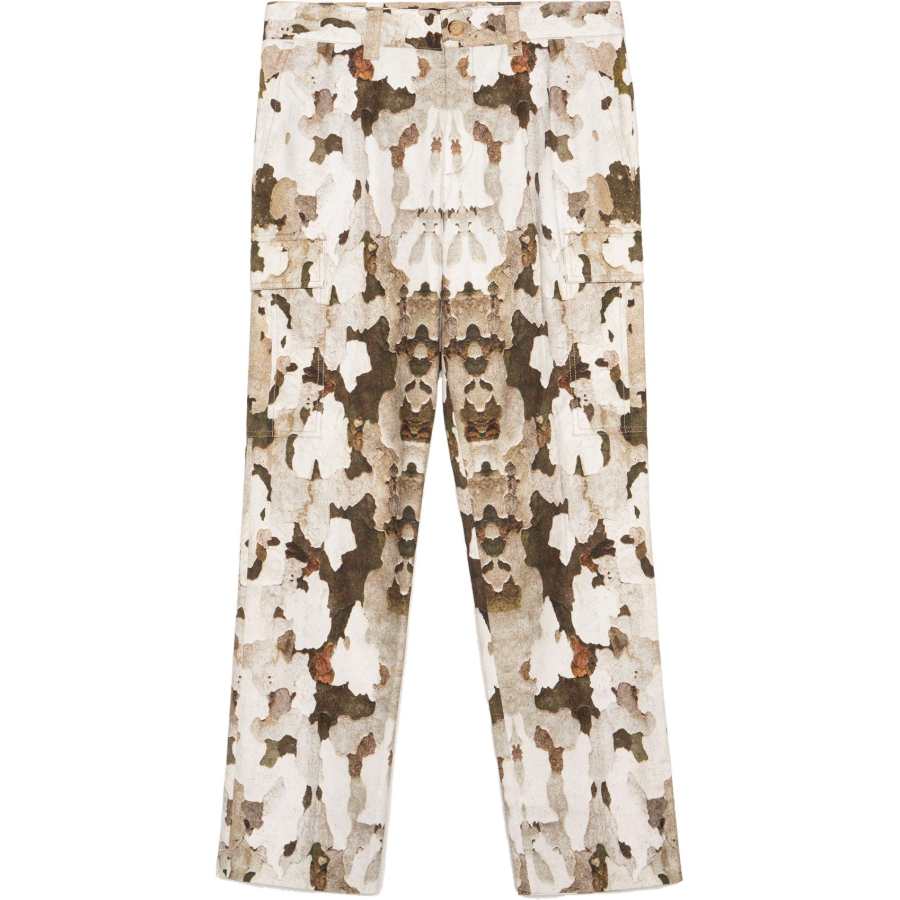 Burberry Camouflage Print Cargo Trousers